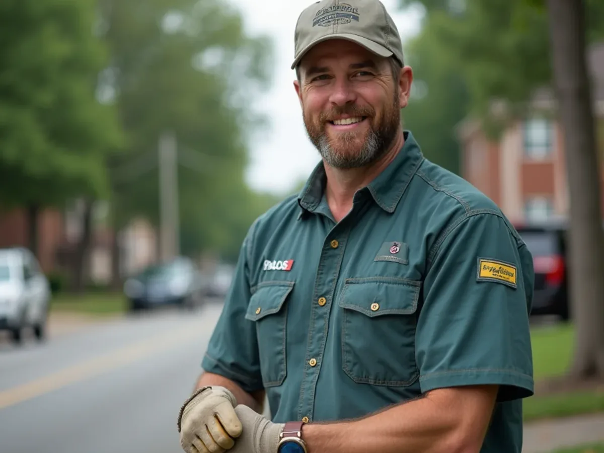 Residential street and typical housing in Cleveland, TN served by Perfect Service Plumbing and Septic
