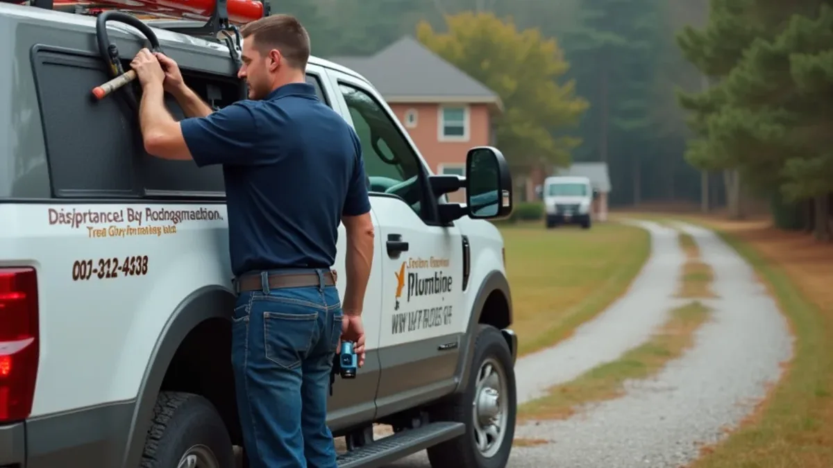 Septic and well service at a rural property in Cohutta, Whitfield County, GA
