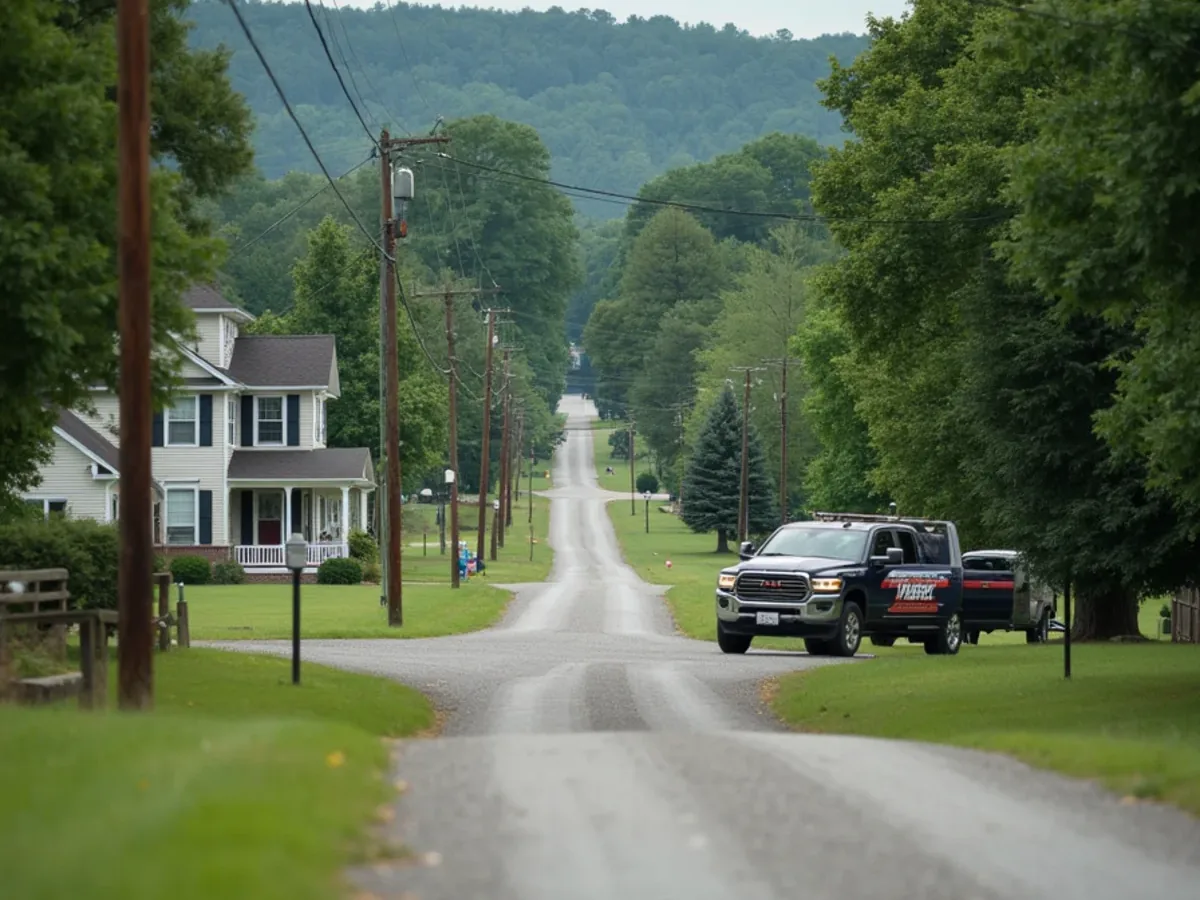 Rural property and surrounding countryside in Niota, TN, McMinn County