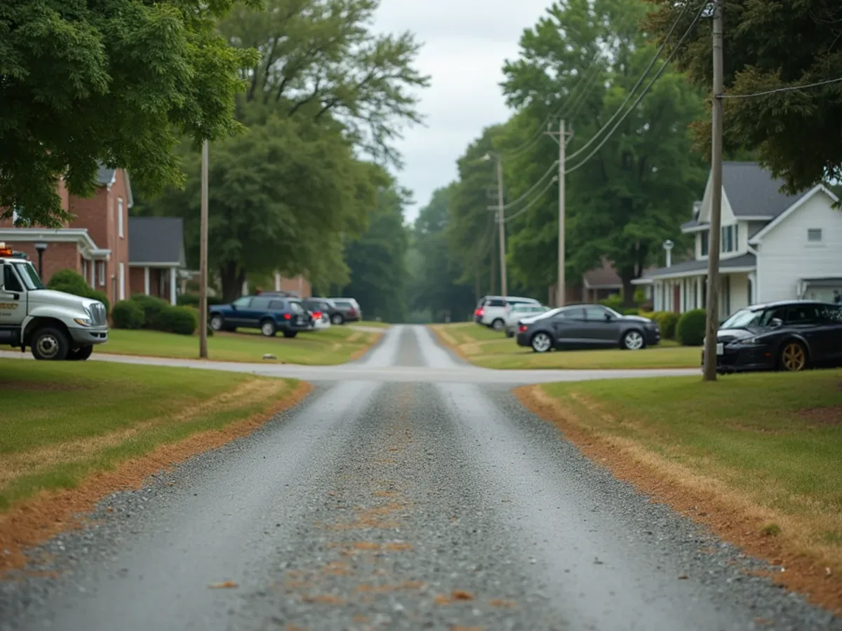 Rural property and surrounding countryside in Trenton, GA, Dade County