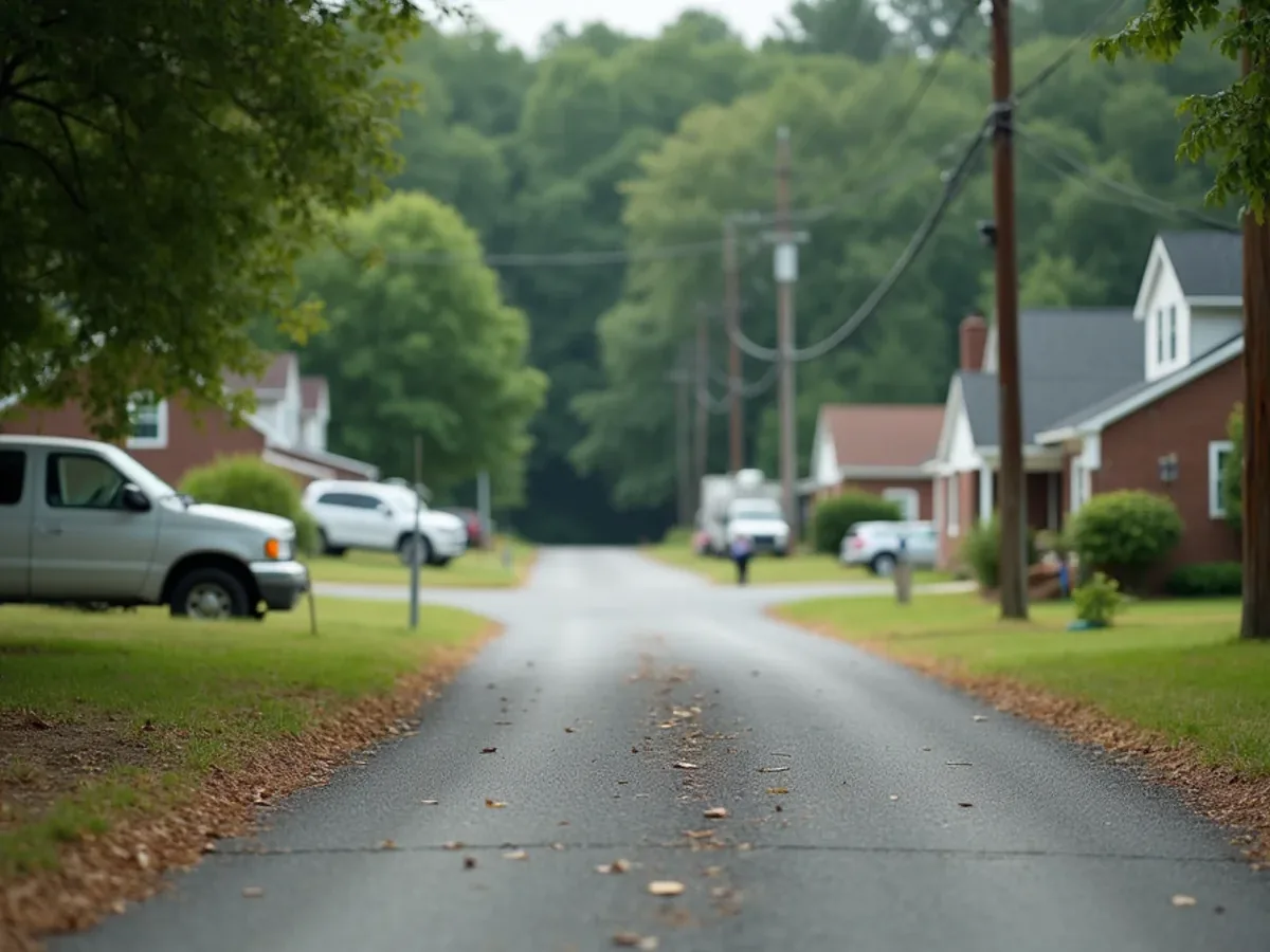 Rural property and surrounding countryside in Whitwell, TN, Marion County